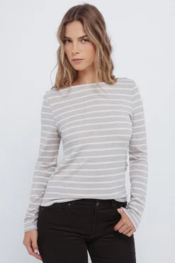 T-shirt en en maille rayures