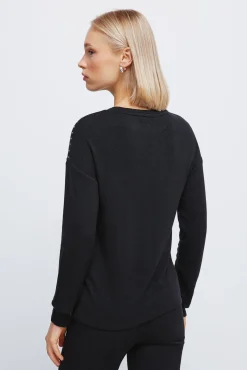 T-shirt en maille d&eacute;coup&eacute;e en maille