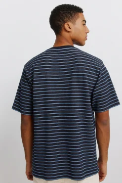 T-shirt en piqué à rayures