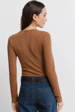 T-shirt froncé