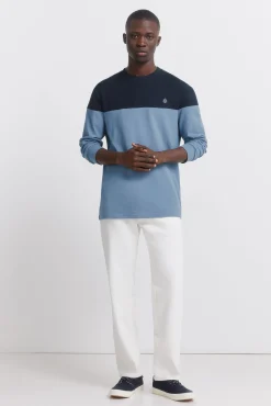 T-shirt manches longues color block
