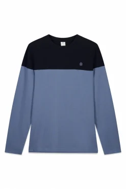 T-shirt manches longues color block
