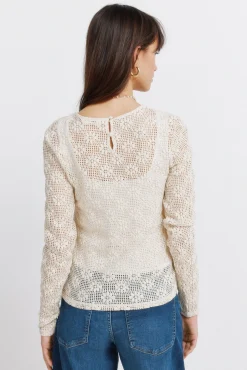 T-shirt manches longues en maille