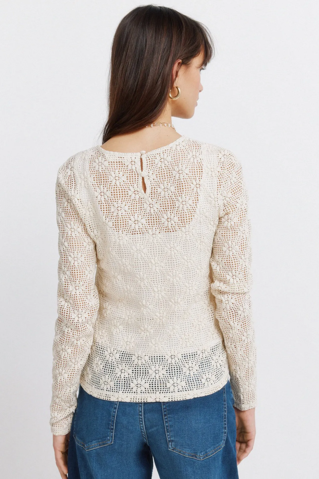T-shirt manches longues en maille