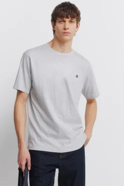 T-shirt micro rayure