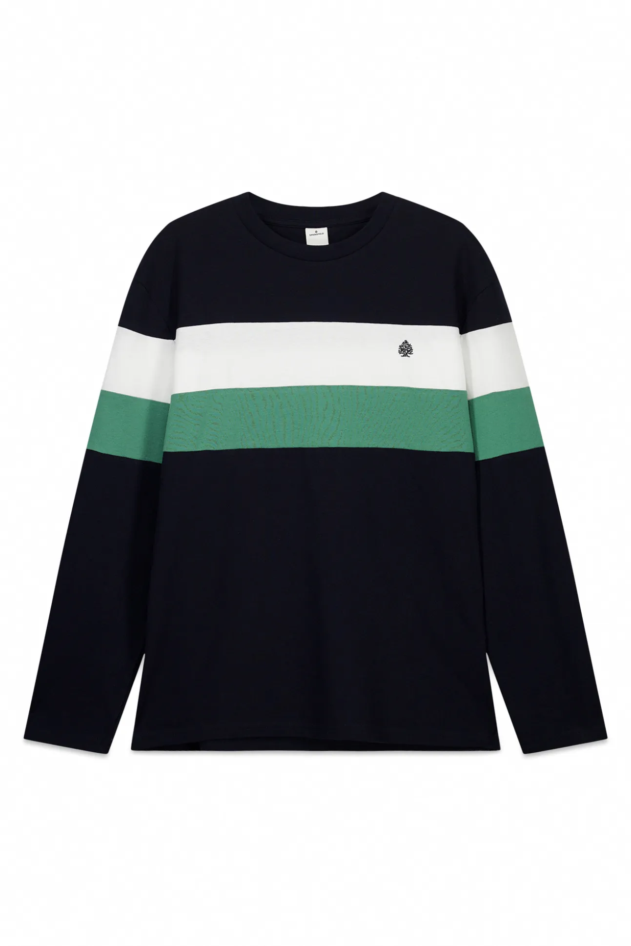 T-shirt piqué à manches longues avec découpes