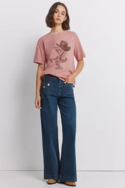 T-shirt "country club" en coton