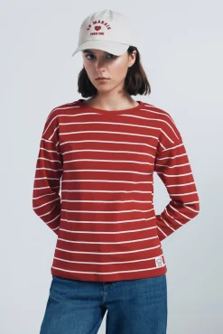 T-shirt rayures ray&eacute;