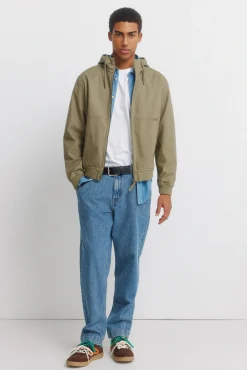 Veste &agrave; capuche en coton