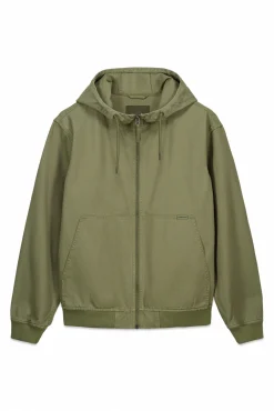 Veste &agrave; capuche en coton