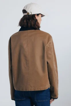 Veste cir&eacute;e courte