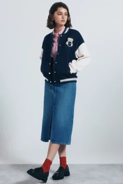 Veste de baseball ours