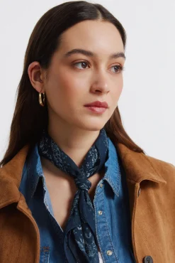 Veste en daim avec poches