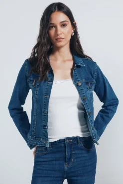 Veste en jean en coton
