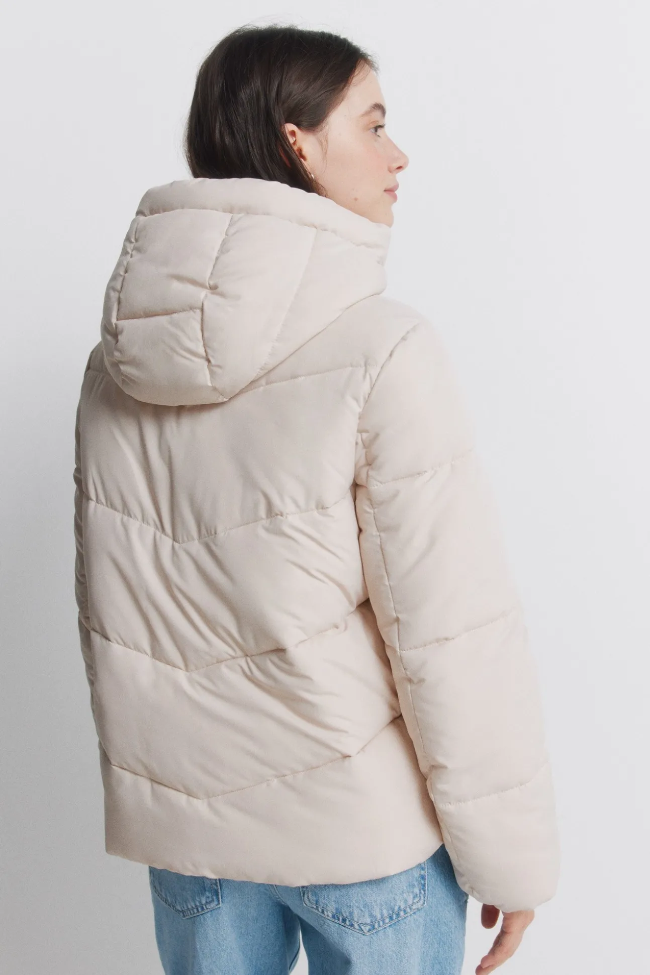 Veste matelassée avec capuche