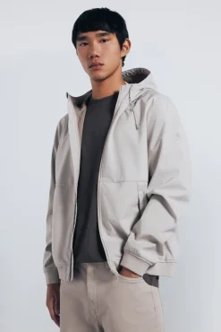Veste softshell à capuche