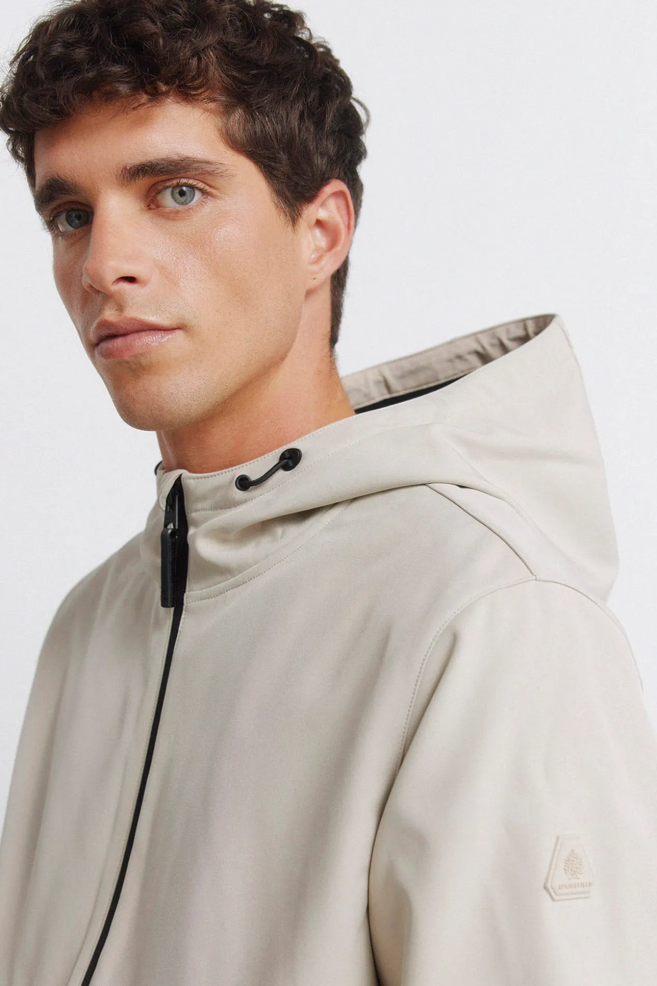 Veste softshell à capuche