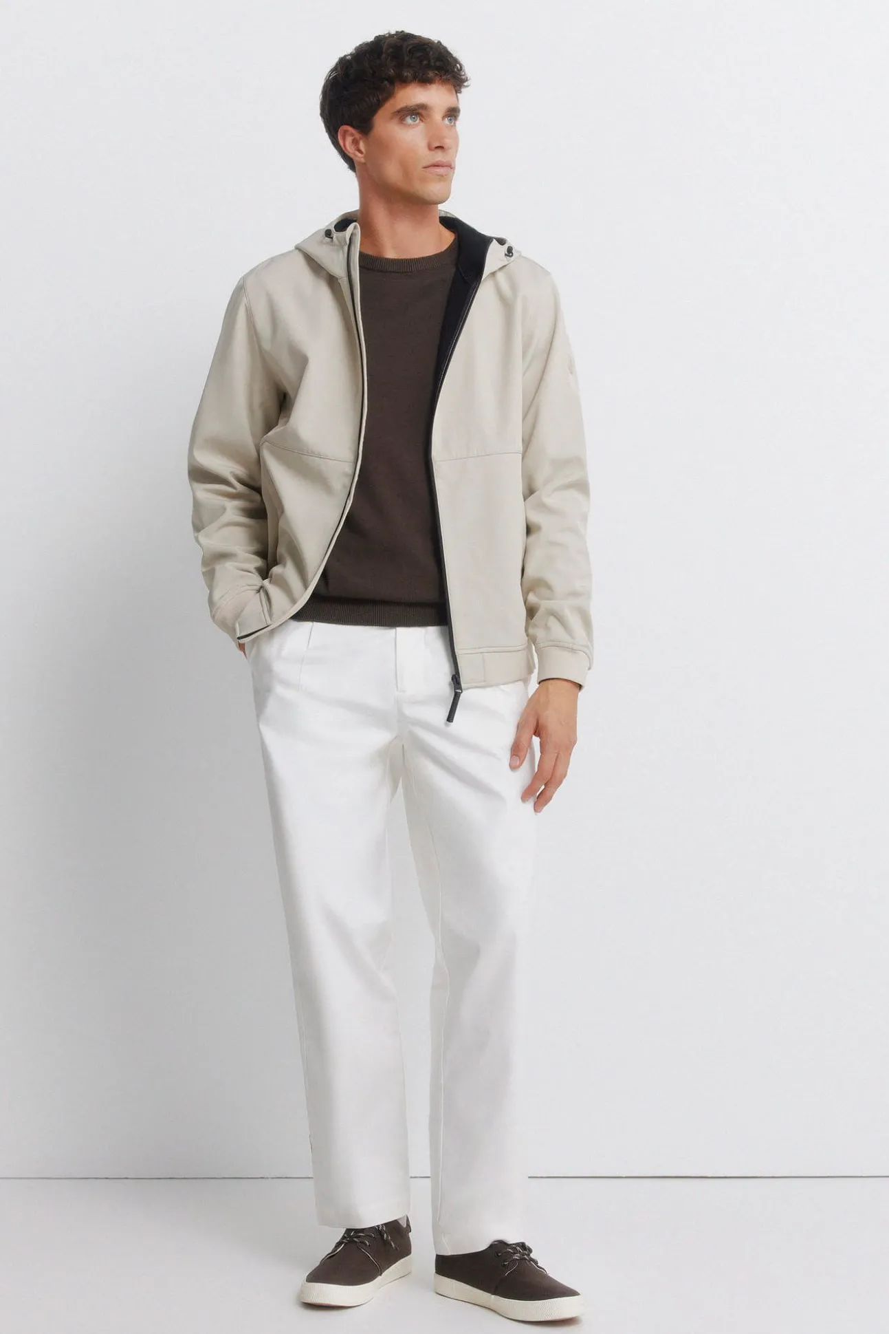 Veste softshell à capuche